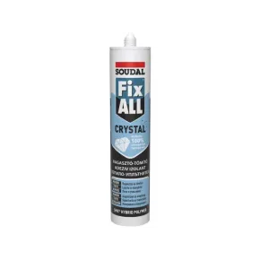 Клей-герметик полимер-гибридный Fix All Crystal Soudal